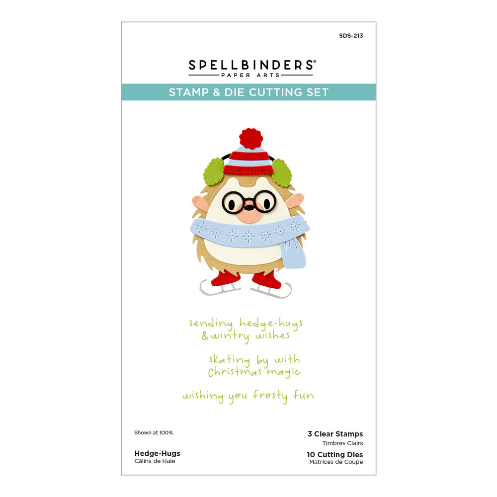 Spellbinders Merry Mischief Clear Stamp & Die Set Hedge-Hugs (SDS-213) Spellbinders Merry Mischief Clear Stamp & Die Set Hedge-Hugs (SDS-213)