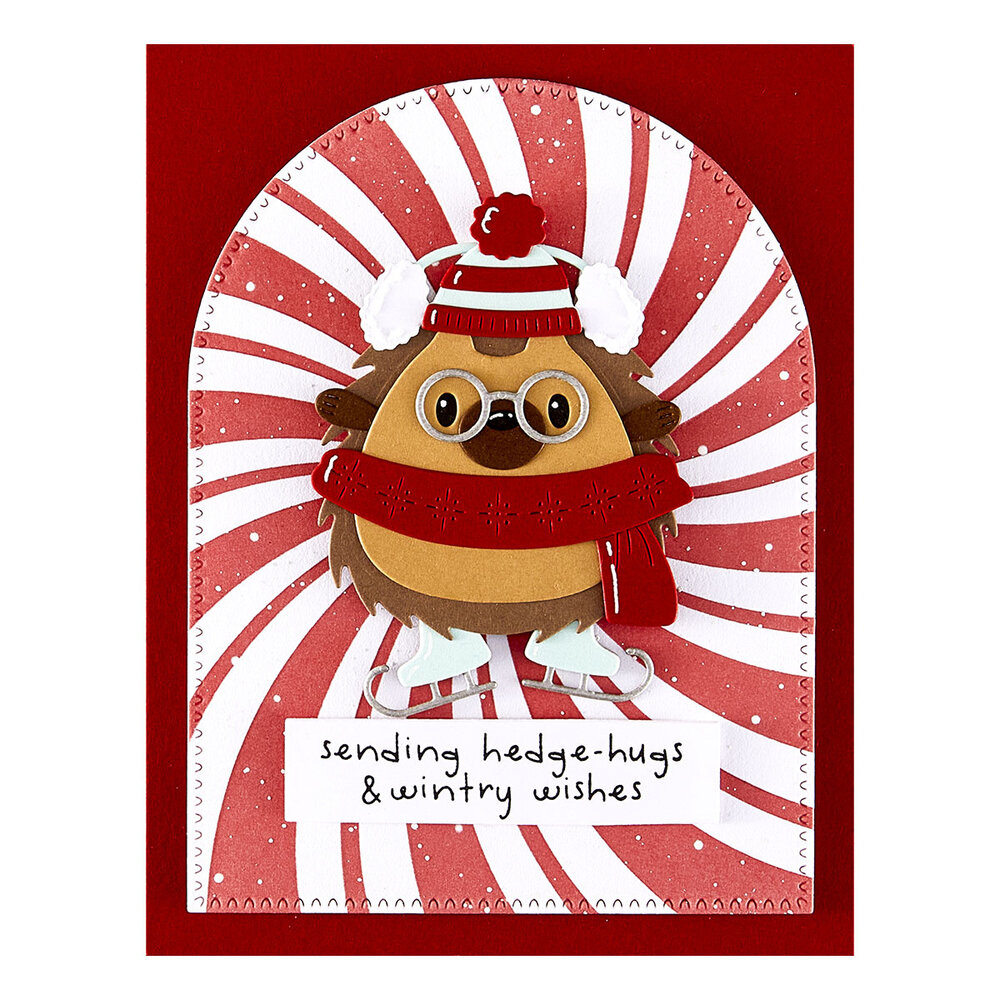 Spellbinders Merry Mischief Clear Stamp & Die Set Hedge-Hugs (SDS-213) Spellbinders Merry Mischief Clear Stamp & Die Set Hedge-Hugs (SDS-213)