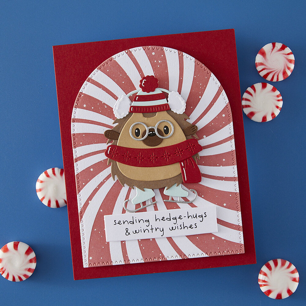 Spellbinders Merry Mischief Clear Stamp & Die Set Hedge-Hugs (SDS-213) Spellbinders Merry Mischief Clear Stamp & Die Set Hedge-Hugs (SDS-213)