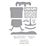 Spellbinders Merry Mischief Clear Stamp & Die Set Chimney Caper (SDS-212)