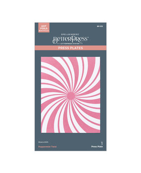 Spellbinders Merry Mischief BetterPress Plate Peppermint Twist (BP-315) Spellbinders Merry Mischief BetterPress Plate Peppermint Twist (BP-315)
