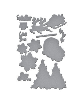 Spellbinders Ho Ho Ho Etched Dies (S7-282)