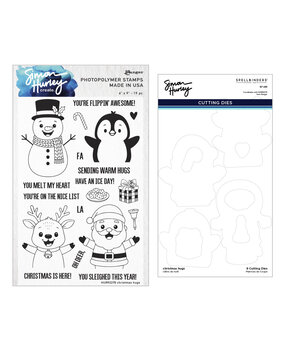 Spellbinders Christmas Hugs Stamp & Die Bundle (BD-0998)