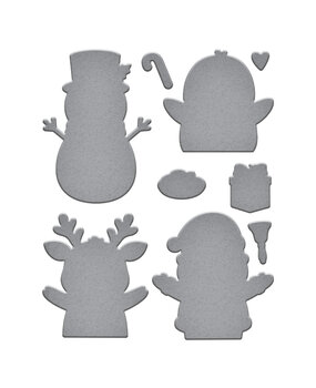 Spellbinders Christmas Hugs Etched Dies (S7-281)