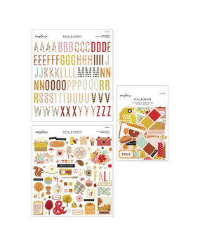 Spellbinders Autumn Archives Embellishment Bundle (BD-0992)