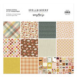 Spellbinders Autumn Archives 12x12 Inch Printed Paper Pack (SCSP-022)