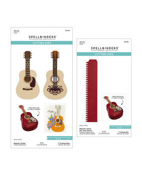 Spellbinders Bibi's Musical Notes Die Bundle Majestic Guitar Box Creator (BD-0978)