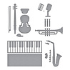 Spellbinders Bibi's Musical Notes Etched Dies Mini Musical Instruments (S4-1445) Spellbinders Bibi's Musical Notes Etched Dies Mini Musical Instruments (S4-1445)