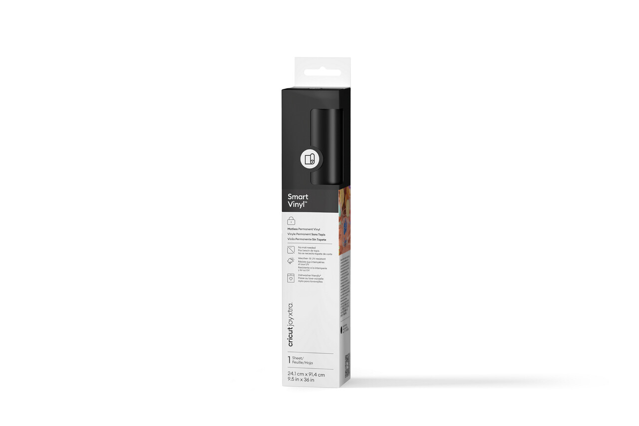 Cricut Joy Xtra Smart Vinyl Permanent 9.5x36 Inch Matte Black (1pcs) (2011368) Cricut Joy Xtra Smart Vinyl Permanent 9.5x36 Inch Matte Black (1pcs) (2011368)