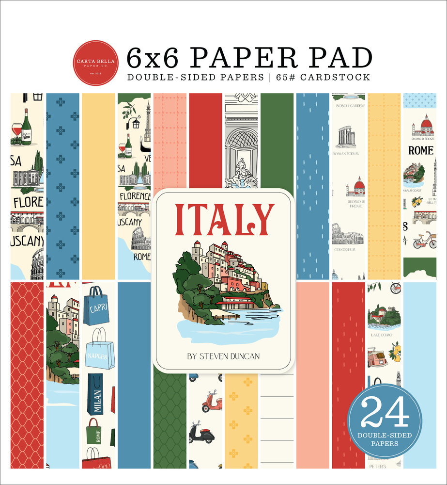 Carta Bella Italy 6x6 Inch Paper Pad (CBI472023)