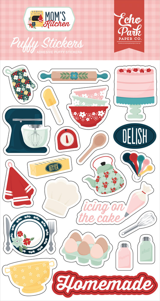 Echo Park Mom's Kitchen Puffy Stickers (MK470066)