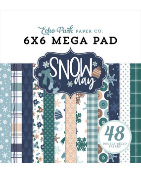Echo Park Snow Day 6x6 Inch Cardmakers Mega Pad (SD469031)