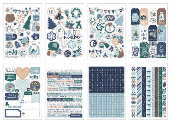 Echo Park Snow Day Sticker Book (SD469029)