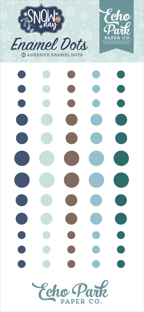 Echo Park Snow Day Enamel Dots (SD469028)