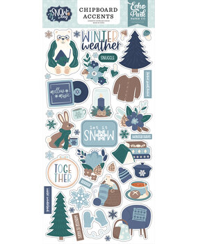Echo Park Snow Day Chipboard Accents (SD469021)