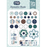 Echo Park Snow Day Decorative Brads (SD469020)