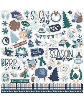 Echo Park Snow Day Element Sticker (SD469014)