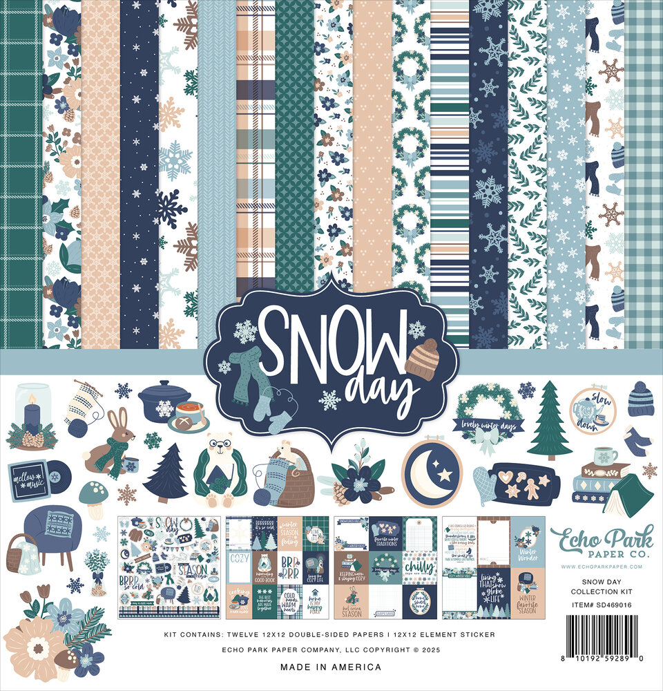 Echo Park Snow Day 12x12 Inch Collection Kit (SD469016) Echo Park Snow Day 12x12 Inch Collection Kit (SD469016)