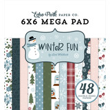 Echo Park Winter Fun 6x6 Inch Cardmakers Mega Pad (WF468031)
