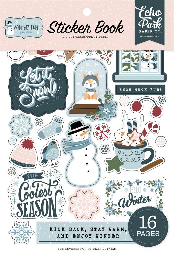 Echo Park Winter Fun Sticker Book (WF468029)