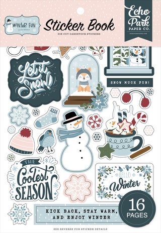 Echo Park Winter Fun Sticker Book (WF468029)