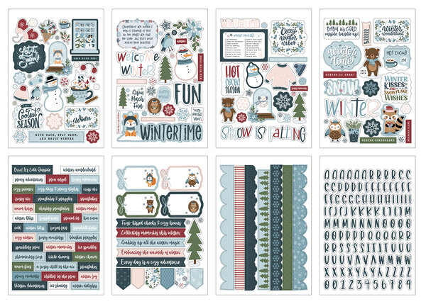 Echo Park Winter Fun Sticker Book (WF468029)