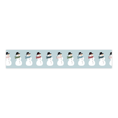 Echo Park Winter Fun Washi Tape Let's Make A Snowman (WF468027)