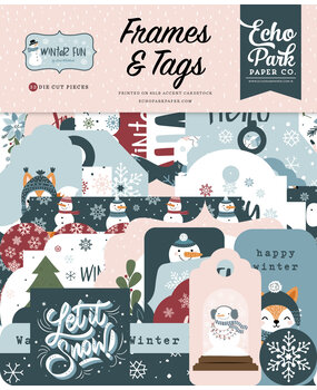 Echo Park Winter Fun Frames & Tags (WF468025)