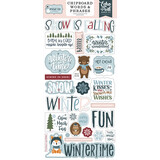 Echo Park Winter Fun Chipboard Word & Phrases (WF468022)