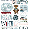 Echo Park Winter Fun Chipboard Word & Phrases (WF468022)