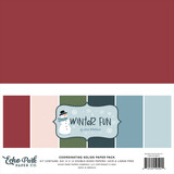 Echo Park Winter Fun 12x12 Inch Coordination Solids Paper Pack (WF468015)