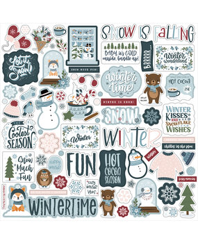 Echo Park Winter Fun Element Sticker (WF468014)