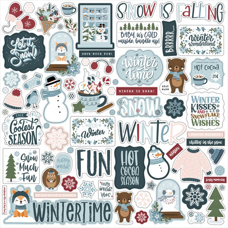 Echo Park Winter Fun 12x12 Inch Collection Kit (WF468016) Echo Park Winter Fun 12x12 Inch Collection Kit (WF468016)