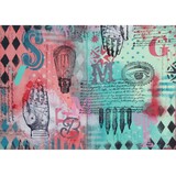 Sizzix Studio Clear Stamps w/Stencils by Mark Montano My Favorite Things (3pcs) (666954)