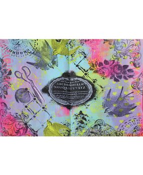 Sizzix Studio Clear Stamps w/Stencils by Mark Montano Stitches (3pcs) (666955)