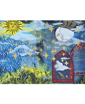 Sizzix Studio Clear Stamps w/Stencils by Mark Montano Weather Wonder (3pcs) (666956)