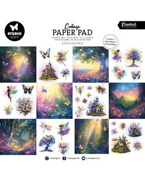 Studio Light Enchanted 8x8 Inch Collage Paper Pad (SL-ES-CPP411)