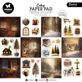 Studio Light Hot Cocoa 8x8 Inch Collage Paper Pad (SL-ES-CPP409)