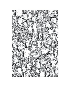 Sizzix 3D Texture Fades by Tim Holtz A5 Cobblestone (666959)