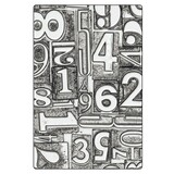 Sizzix 3D Texture Fades by Tim Holtz A5 Numbered (667081)