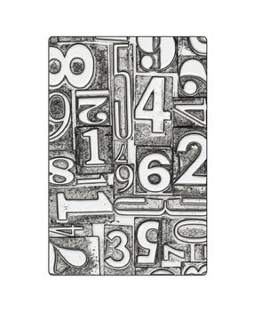 Sizzix 3D Texture Fades by Tim Holtz A5 Numbered (667081)