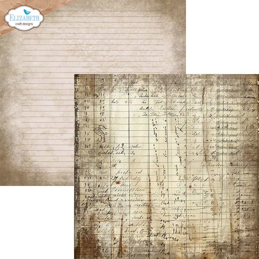 Elizabeth Craft Designs Golden Season 12x12 Inch Patterned Cardstock Backgrounds Volume 3 (C035)