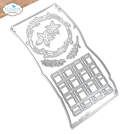 Elizabeth Craft Designs Golden Season Dies Book of Christmas Square (2295)