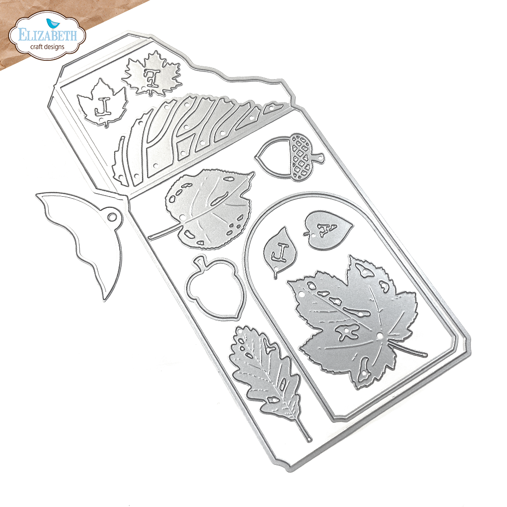Elizabeth Craft Designs Golden Season Dies Fall Leaves (2294)