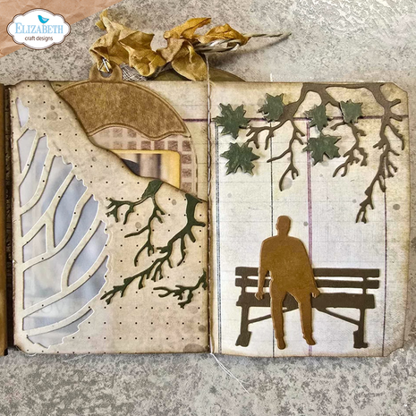 Elizabeth Craft Designs Golden Season Dies Fall Leaves (2294)