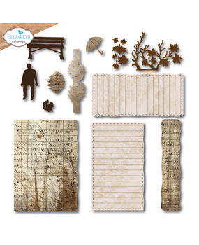 Elizabeth Craft Designs Golden Season Dies Build a Journal XL (2293)