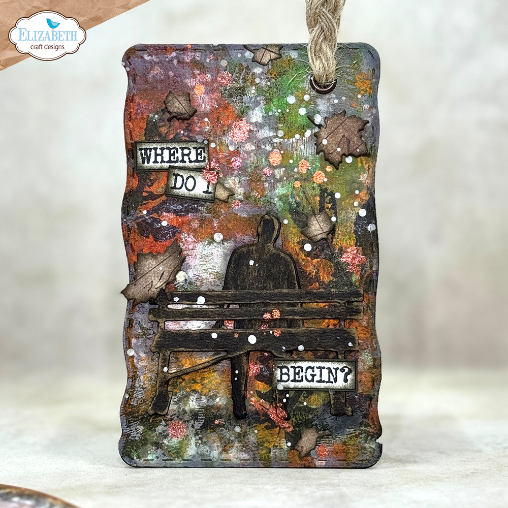 Elizabeth Craft Designs Golden Season Dies Build a Journal XL (2293)