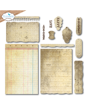 Elizabeth Craft Designs Golden Season Dies Build a Journal (2292)