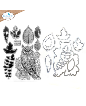 Elizabeth Craft Designs Golden Season Stamp & Die Set Golden Season (CSD427)