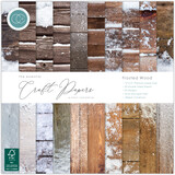 Craft Consortium Essential Craft Papers 12x12 Inch Paper Pad Frosted Wood (CCEPAD036)